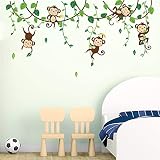 Supzone Cartoon Animal Sports Wall Decals - Peel & Stick Vinyl Stickers For Kids Room, Nursery, Playroom Decor - View #10