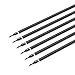 Musen Carbon Arrows 30-Inch Fletching 2.5'' Target Practice Archery Arrows for Recurve or Compound Bow(12 Pack) (Red)
