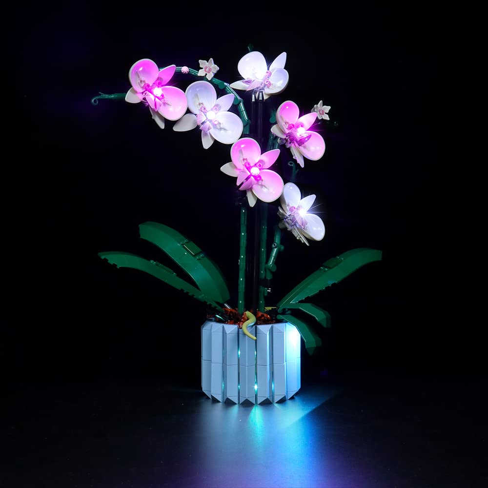Led Light Set for Lego 10311 Orchid Botanical Collection - Not Include Lego Models, Just Light Set