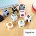 FidgetBox - Anti-anxiety and Stress Relief Fidget Cube + Zipper Case for Creativity, Focus and ADHD (Premium Matte Finish) for Adults and Youth - Perfect for Home, Work, Class, Commute - White/Black