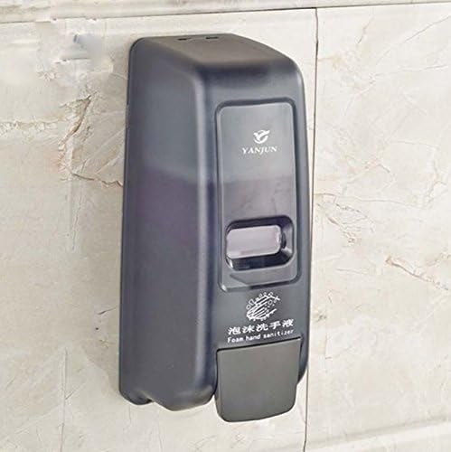 Wall Mounted Single Foaming Soap Dispenser Commercial For Bathroom Kitchen Black 400ml.