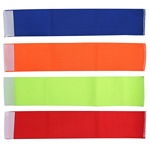 1PCS RUNSTAR Professional Football Soccer Captain Armband Player Arm Band Adjustable Color Green