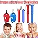 Chew Necklace by GNAWRISHING - 6-Pack （ Dinosaur, Diamond and Cylinder）- Perfect for Autistic, ADHD, SPD, Oral Motor Children, Kids, Boys, and Girls (Tough, Long-Lasting)