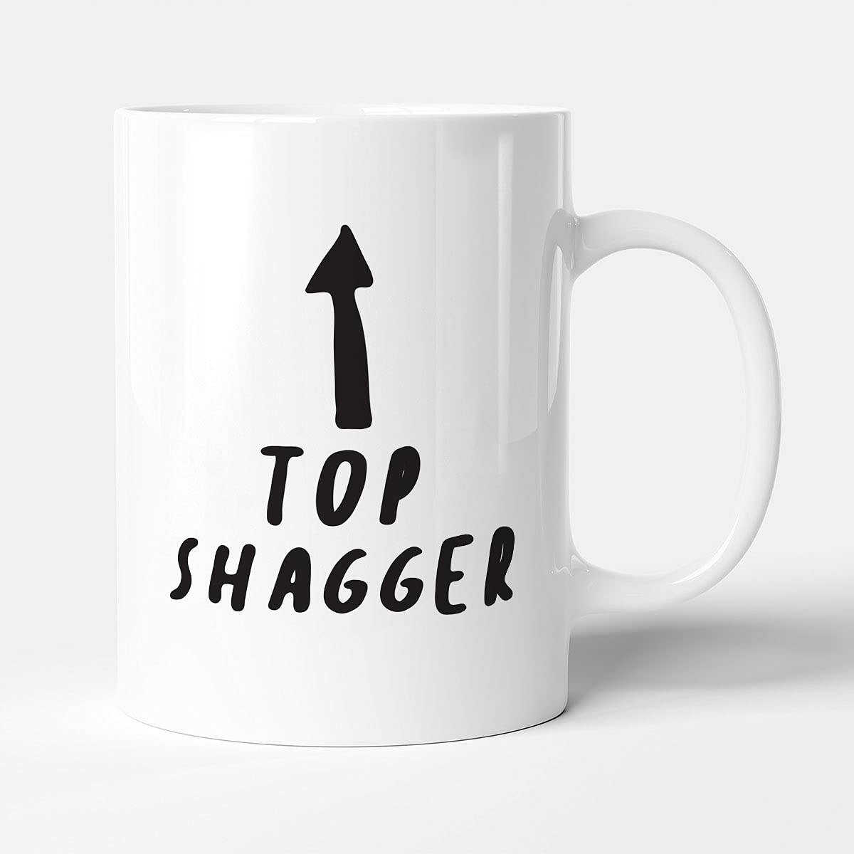 Victorian Printing Co - Top Shagger - Funny Birthday Gift Mug, Ceramic, 11fl.oz.