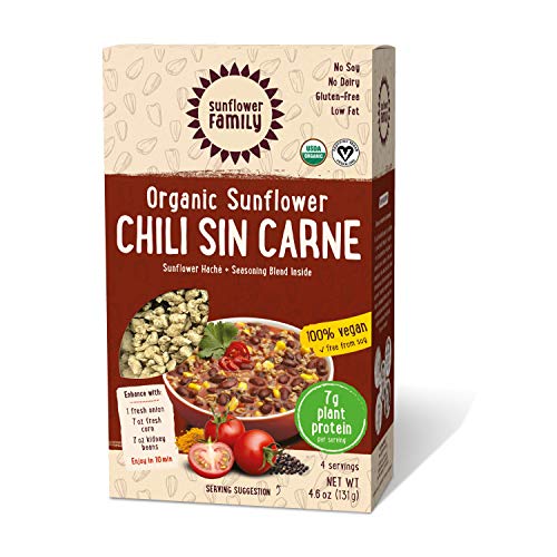 SunflowerFamily Sunflower Chili Sin Carne - Certified USDA Organic & Vegan Meat Alternative Meal Kit - Thumbnail 4