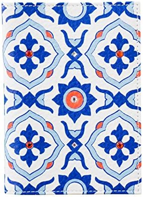 Alpha R Passport cover made of genuine leather designed in Morocco style for women with Swarowski crystals, perfect luxurious gift for any woman!