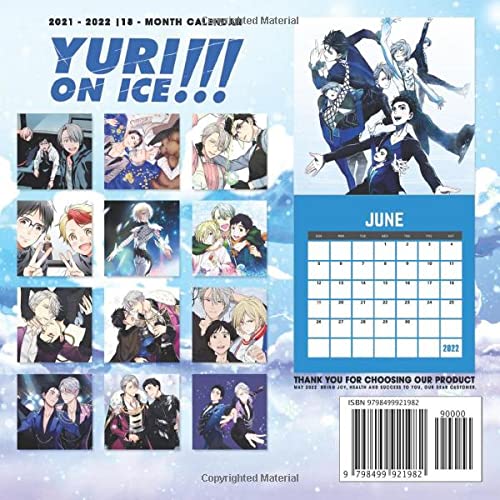 Yuri On Ice 2022 Calendar: Anime-Manga Official Calendar 2022-2023 ,Calendar Planner With 18 Exclusive Ten Pictures For Fans Around The World!(Anime Gifts, Office Supplies): Ane Publishing, Samuel: 9798499921982: Amazon.com: Books