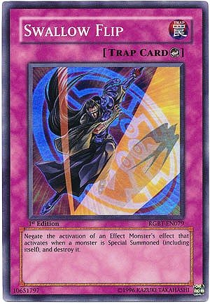 Yu-Gi-Oh! - Swallow Flip (RGBT-EN079) - Raging Battle - 1st Edition - Super Rare