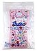 yueton 5 Sheets Colorful Flower Style Assorted Size Self Adhesive Bling Rhinestone Craft Jewels Gem Diamond Sticker Embellishments