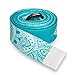 YOGA DESIGN LAB | The Yoga Strap | Luxurious, Extra Long, Super Soft, Eco Printed | Studio Quality, Adjustable | Safely Stretch Further and Hold Longer | 8 ft Long (Mandala, 8ft)