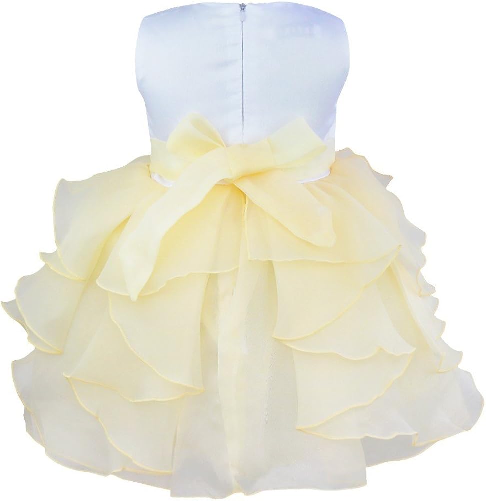 3 Ans Freebily Petite Bebe Fille Fleur Robe De Bapteme Ceremonie Mariage Soiree Tenue Organza Tutu Robe Fille Princesse A Volants 3 Mois Vetements Bebe Fille 0 24m Bhattbros Com