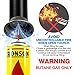 Culinary Butane Torch Lighter, Kitchen Blow Torch Gas Butane Refillable, Flame Adjustable with Safety Lock Portable for DIY, BBQ, Camping,Creme Brulee(Butane Gas Not Included,Black)