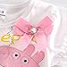Coralup Little Girls Sequins Unicorn Tiered Ruffle Swing Casual Dress(7-8 Years,Navy)