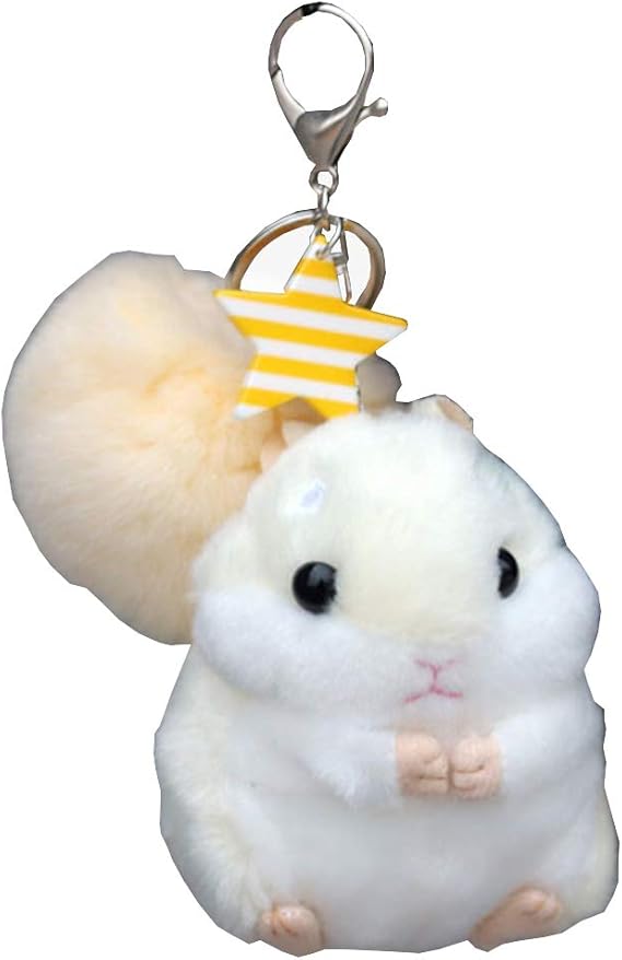 Amazon Co Jp Xinn ふわふわ ぬいぐるみ ハムスター 高級レーヨンファーチャーム 超かわいい もこもこ おもちゃタッセル キーホルダー ポンポン バッグチャーム カバン 携帯 鍵 自動車飾り ファー小物 ギフト 暖かい イエロー 服 ファッション小物