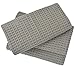 KinHwa Scatch Free Auto Detailing Towels Large Microfiber Car Drying Towels Super Absorbent Car Cleaning Towels Lint Free Waffle Weave Car Wash Towel 16Inch x 24Inch 3 Pack Gray