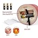 YINUO LIGHT Rose Gold Glitter Candles, Real Wax Flameless LED Pillar Candles Battery Operated 4” 5” 6 ” Set of 3 with Remote and Timer