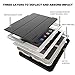DUNNO Case Compatible with iPad 6th/5th Generation 9.7-Inch 2017/2018, Three Layer Heavy Duty Full Protection Case with [Auto Sleep/Wake] Stand Design for iPad 5/6 Generation (Black+Gray)
