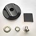 KC HiLiTES 13562 Cyclone Universal Tube Mount Adapter (Cyclone not included),Black