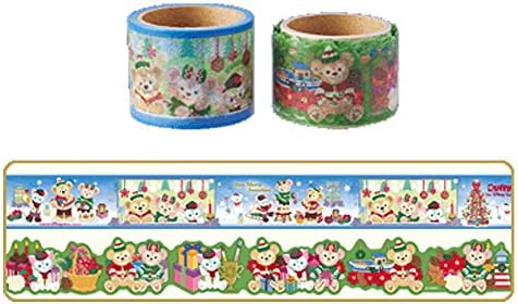 公式 ダッフィーのクリスマス15 マスキングテープセット ダッフィー シェリーメイ ジェラトーニ 東京ディズニーシー限定 15年 X Mas 高級特価素材使用ブランド