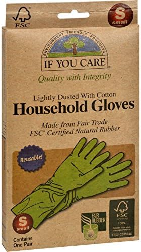 If You Care Household Gloves - Reusable - Small - 1 Pair (Pack of 2)
