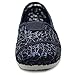 Ollio Women's Shoe Spangle Lace Slip On Ballet Breathable Flat