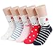 kikiyasocks Socksense Hello Kitty Character Series Women's Original Crew Socks (Kitty Me_5pairs)