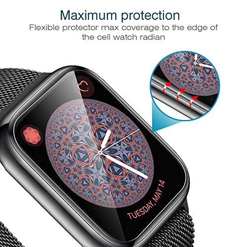 LK 6 Pack for Apple Watch 41mm / 40mm Screen Protector (Series 8 & 7
