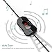 iClever ICF40 Auto-Scan Wireless FM Transmitter Radio Car Kit with 3.5mm Audio Plug USB Car Charger