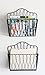Tagway Home Multi-functional Wall Magazine Rack Fruit Basket Bathroom Toilet Tissue Paper Roll Storage Holder