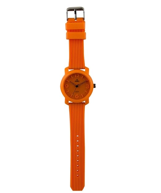 Horo(Imported) Analog Orange 3D-Strap Round Dial Kids Watch 4.8x4.2x1cm