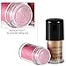 Glitter Eyeshadow, ETEREAUTY 4 Colors Glitter Powder Loose with Eyeshadow Brush