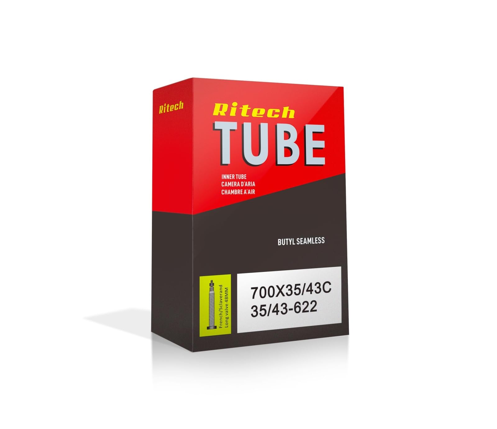 RITECH Tube Butyl Seamless 700X35/43C Valve