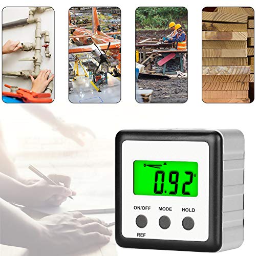 4 Protractor+Inclinometer+Measuring+Carpentry+Automobile