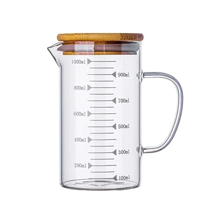 YXIAOn Vaso Medidor, Vaso Medidor De Vidrio Ml Estándar ...