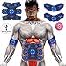 Abs Stimulator Ab Stimulator Muscle Toner Rechargeable Muscle Trainer Ultimate Abs Stimulator for Men Women Abdominal Work Out Ads Power Fitness Abs Muscle Training Gear ABS Workout Equipment Portable