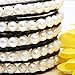 Aobei Long 5 Row Cultured Freshwater Pearls Wrap Around Bracelet Beaded Leather Jewelry