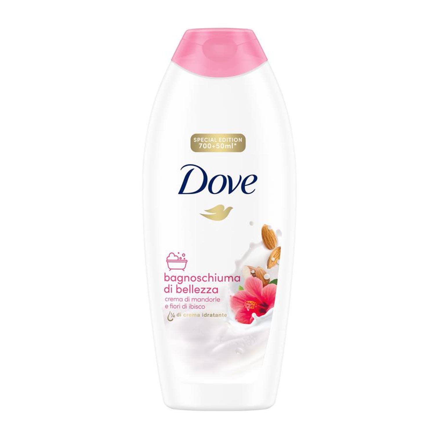 Dove Bath 750ml Almond