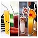 LOVKITCHEN Set of 8 Reusable Stainless Steel Straws with 1 Pouch,2 Cleaning Brushes,8 Silicone Tips, Eco Friendly Extra Long Metal Straws Drinking for 20 & 30oz Tumblers