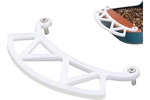 LUAATT Landing Front Perch for Bird Buddy Birdfeeder,Space Extender Addition Compatible for Bird Buddy (White)