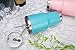 DYNAMIC SE 30oz Tumbler Double Wall Stainless Steel Vacuum Insulated Travel Mug with Splash-Proof Lid Metal Straw and Brush