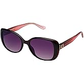 GUESS womens Gu7554 Square Sunglasses