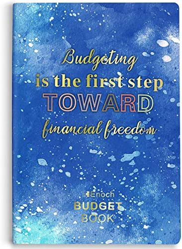 Lisol Budget Planner - Financial Planner Organizer Budget Book, Monthly Expense Tracker Planner Notebook with Debt Tracking, Quote Sheet and Stickers to Control Your Money, Start Anytime