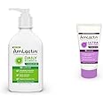 AmLactin Daily Moisturizing 7.9 oz Lotion and Ultra Smoothing 4.9 oz Cream Bundle for Dry Skin