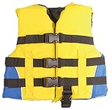 MW Child 3-Buckle Life Jacket Vest - Yellow/Blue