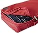 Genius Pack Compression Travel Packing Cubes/Home Organizers - Set of 3 (Red)