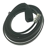 DONG 3M Black Microphone mic extension cable 8 Pin RJ45 for Motorola Yaesu Icom Kenwood Radio