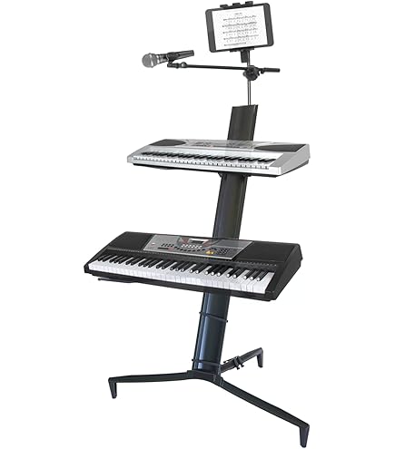 鍵盤楽器 Spider Pro Keyboard Stand Amazon.com: K&M Konig & Meyer 18860.000.35 Spider Pro