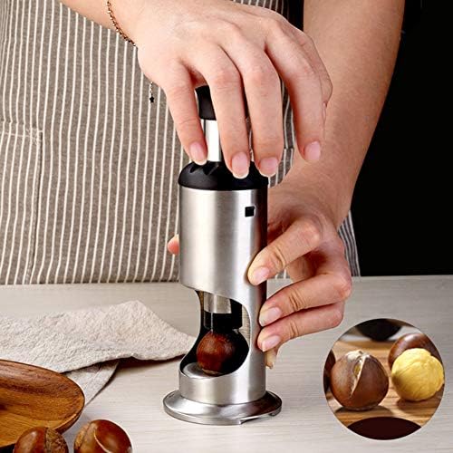 shoppingba Stainless Steel Manual Chestnut Opener Peeler Nutcracker Kitchen Tool