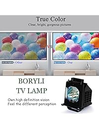 boryli Lámparas 915b403001 Lámpara con la vivienda para Mitsubishi wd-60735, wd-60737, wd-65737, wd-65735, wd-73 C9, wd-73737, wd-65 C9, wd-73735, wd-82837, wd-738