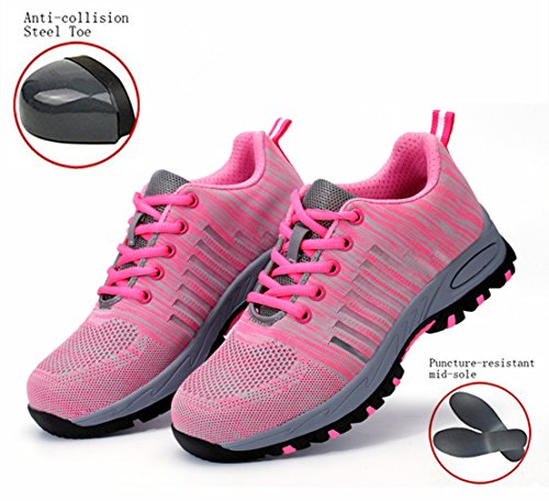 women's breathable steel toe shoes